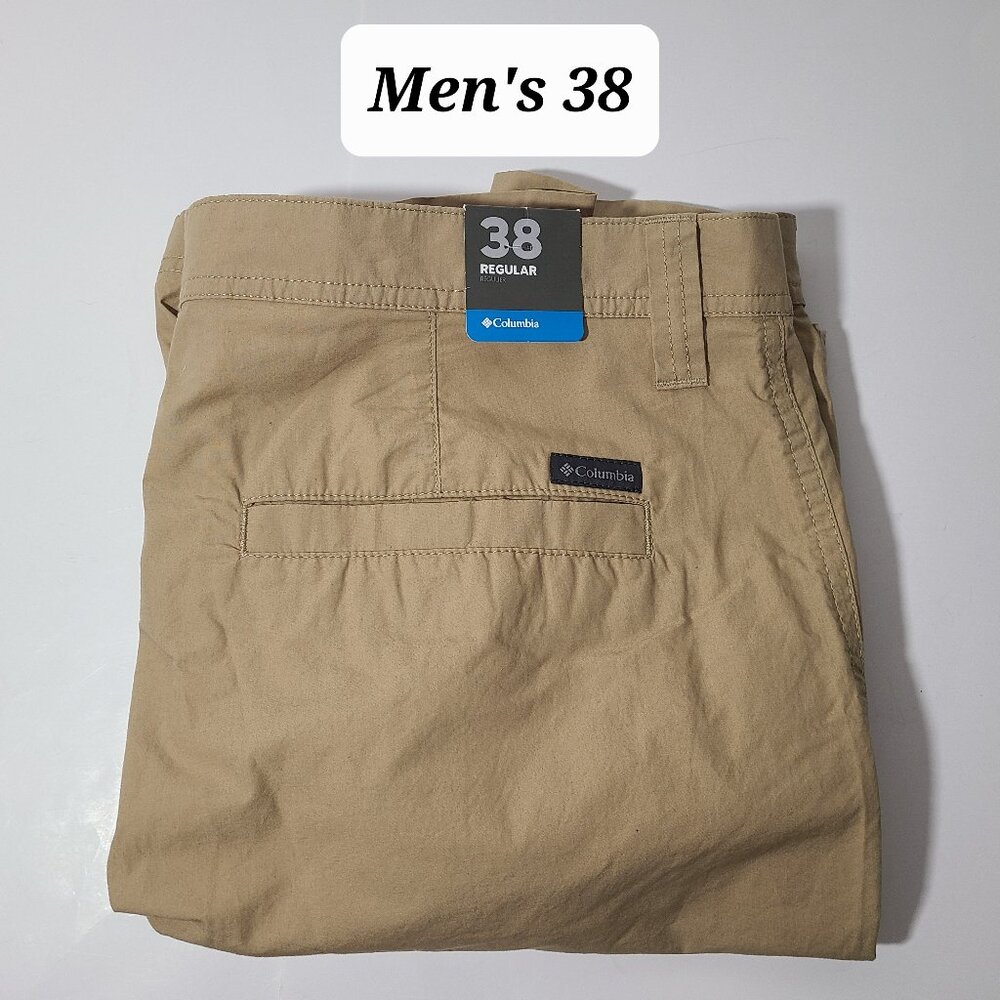 Columbia Sportswear Washed Out Men's Beige Shorts Size 38 NWT